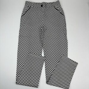 Betabrand Women's NWT White Catstooth‎ Chino Dress Yoga Pant Small